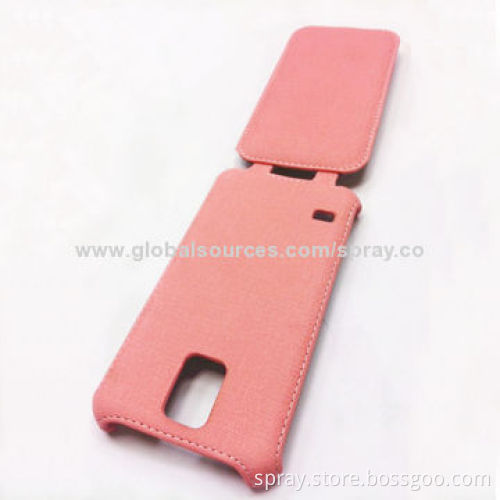 Synthetic Folio Leather Sleeve for Samsung Galaxy S5, OEM Orders Welcomed